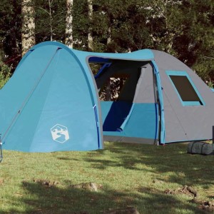 vidaXL Kuppel-Familienzelt 6 Personen Blau Wasserdicht 94354