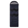 Dunkelblauer ECD Germany Schlafsack Outdoor für Camping, 210x72 cm.