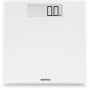 Weiße Leifheit Digital Personenwaage Style Sense Safe 100 mit LCD-Anzeige, 31x31 cm.