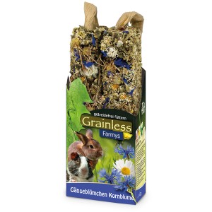 JR Farm Nager-Snack Farmys Gänseblümchen, getreidefreier Snack für Nager.