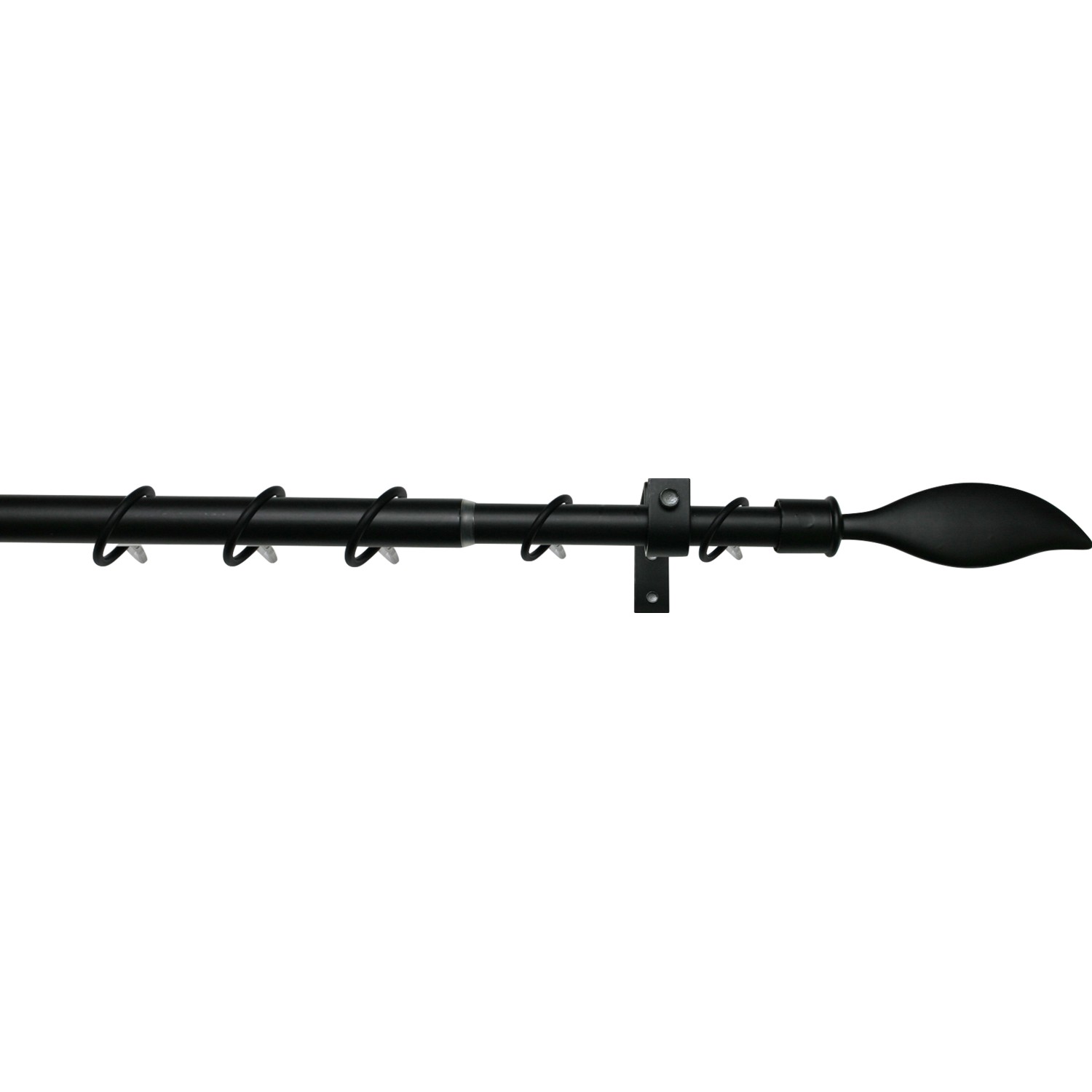 Komplettstilgarnitur Flame Ø 13/16 mm Schwarz 130 cm - 240 cm