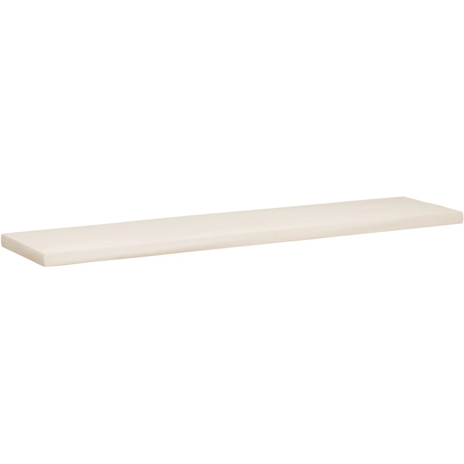 DELUKE Sitzkissen PARIS 206x48x8cm Kunststoff Creme Sitzkissen Outdoor für Gartenbank