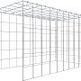 Gabiona Anbaukorb Typ 4, 60x100x50cm, Maschenweite 10x10cm, aus galvanisiertem Drahtgitter.