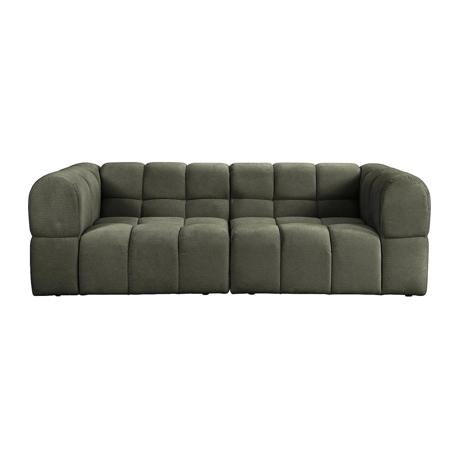 Vente-unique Sofa Ohne Schlafmöglichkeit Rimalo Khaki 244 cm