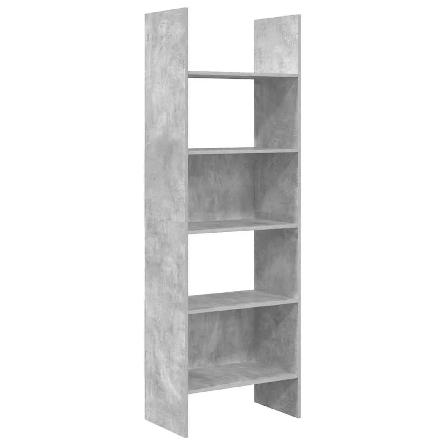 vidaXL Bücherregal Betongrau 60x35x180 cm Holzwerkstoff 803411