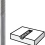Dremel 9901 Wolframkarbid-Fräser für Miniaturwerkzeuge, zum Fräsen, Gravieren und Schnitzen.