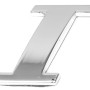 Eufab 3D Autoaufkleber I in Chrom-Optik zur individuellen Gestaltung der Außenausstattung.