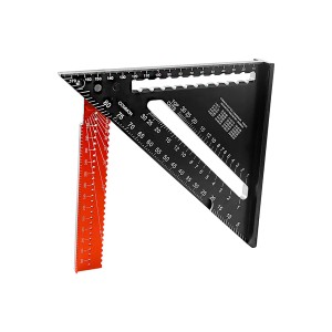 STAHLWERK Winkeldreieck mit Anschlag, Aluminium, für Handwerk und DIY.