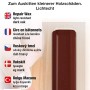 Clou Wachskitt Eiche Dunkel zum Ausbessern von Holz, inklusive Spatel.