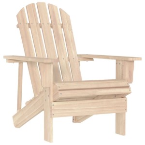 Adirondack Gartenstuhl aus Tannenholz, naturbelassen, für Garten und Terrasse