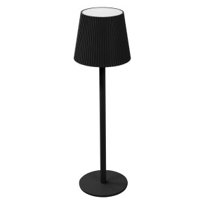 ML-Design LED Tischlampe Kabellos mit Touch Schwarz Ø10x36 cm Dimmbar