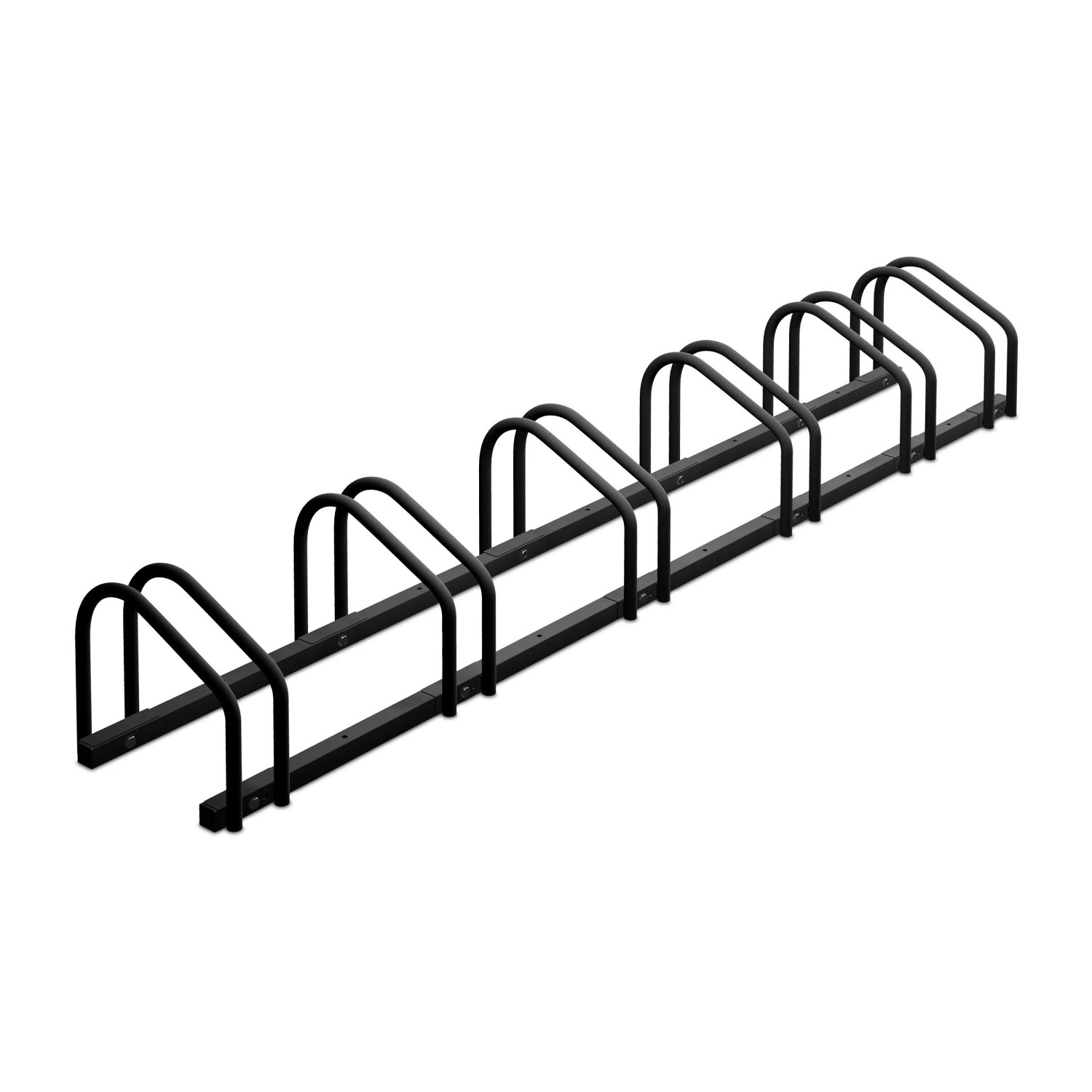 Relaxdays Fahrradständer für 6 Fahrräder Stahl Anthrazit 163,5 cm x 33 cm x 27 cm