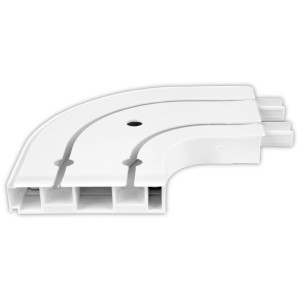 Bestlivings Innenlaufschiene, 2-läufig, mit Rundbogen im Detail.