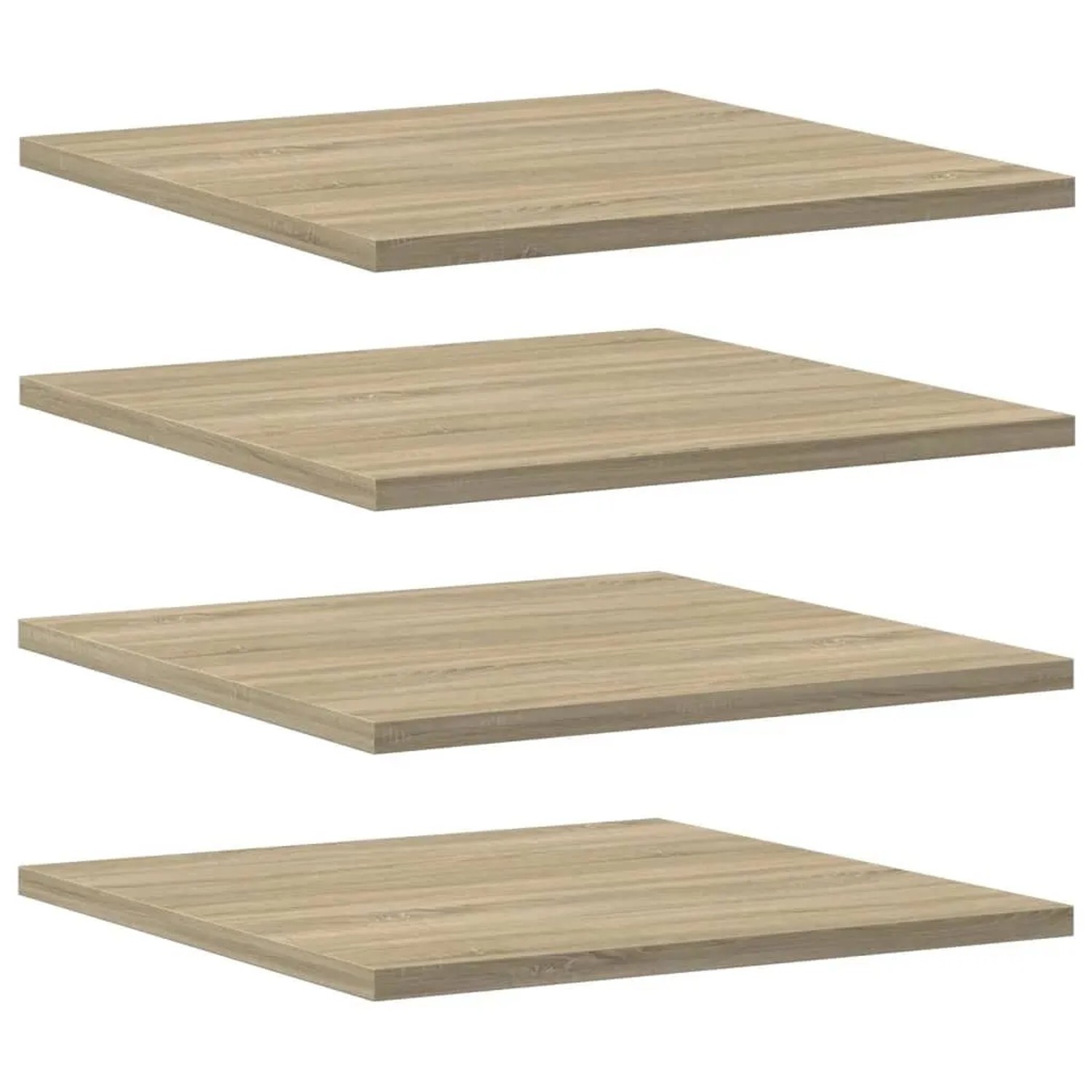 vidaXL Bücherregal-Bretter 4 Stk Sonoma-Eiche 40x40x1,5 cm 805176