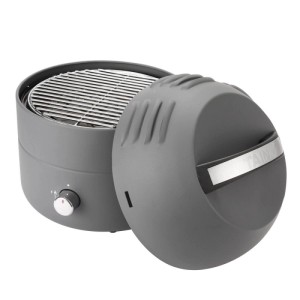 Taino Grill-to-Go Portabler Gasgrill Campinggrill Für Unterwegs Grau