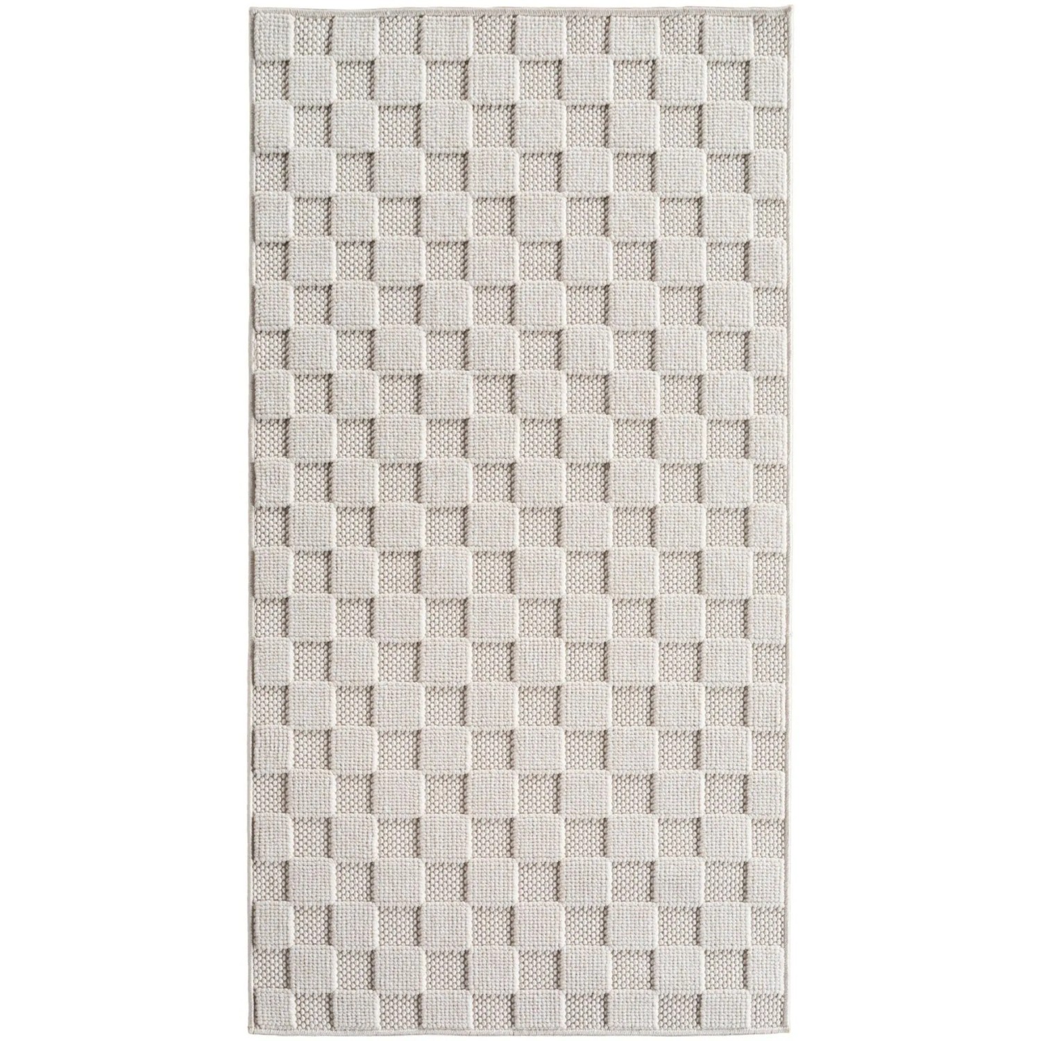 Ayyildiz Flachgewebeteppich Helix 2203 Creme 80 cm x 150 cm