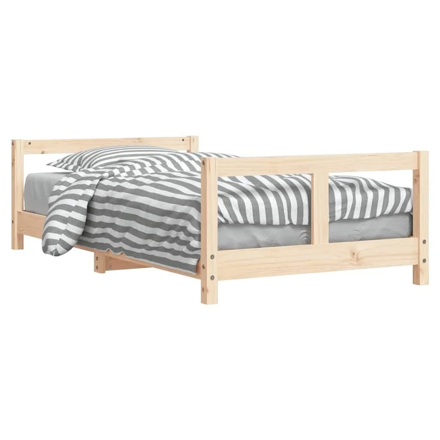 vidaXL Kinderbett 80x160 cm Massivholz Kiefer 834429