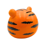 Dekohelden24 Sparfigur Spartier Spardose Sparbüchse Dekotiger mit Sparfunktion aus Keramik in Orange L/B/H 13 x 11 x 13 cm_6