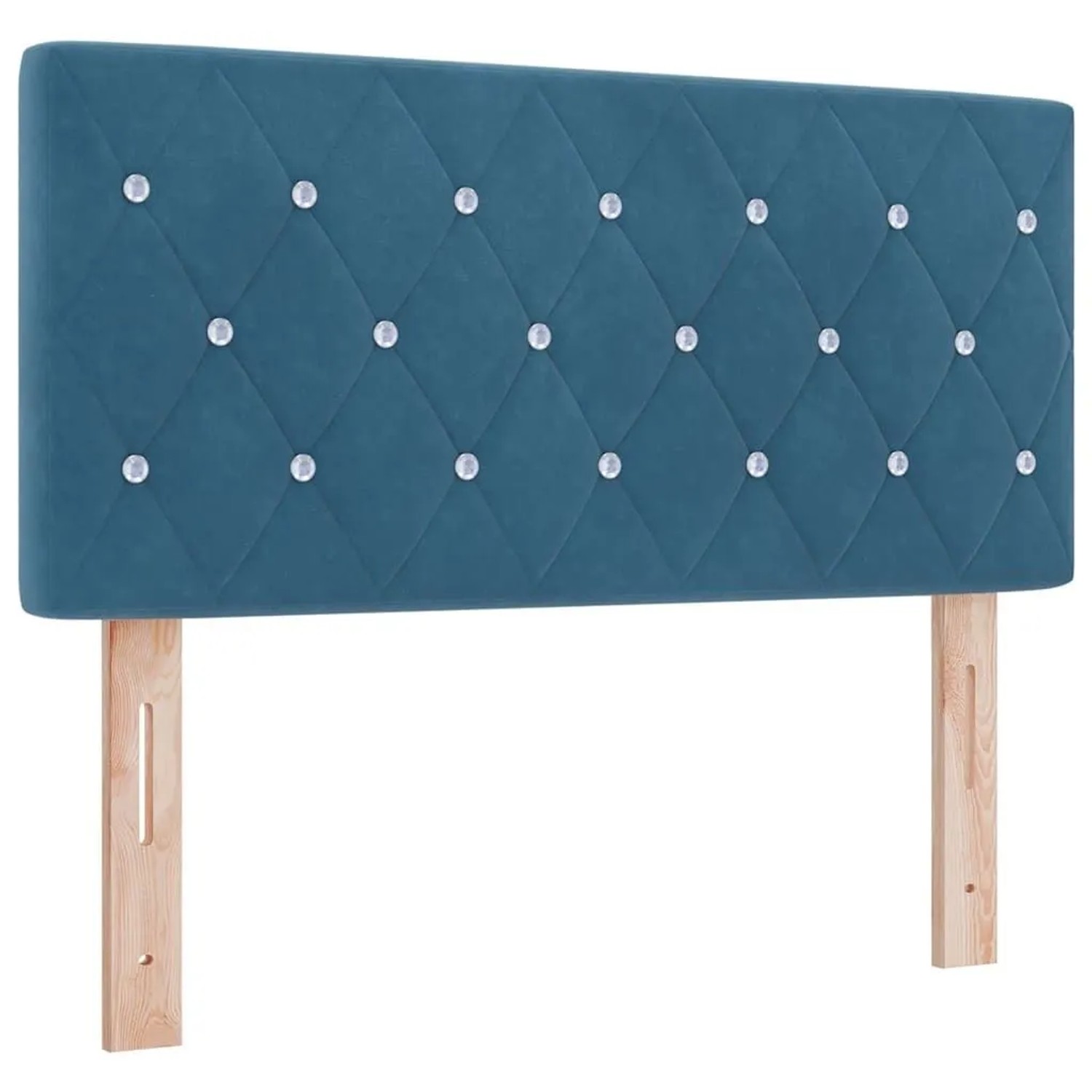 vidaXL Kopfteil mit Kopfteil Dunkelblau 90 cm Kunstleder 42007079