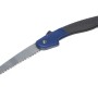 LUX Klappsäge 18 cm, Gartensäge mit blau-grauem Griff und scharfem Sägeblatt.