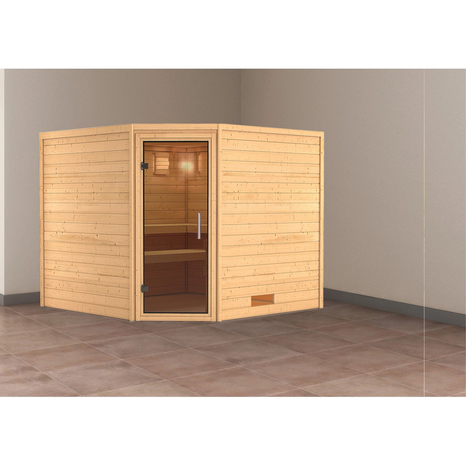 Karibu Sauna Leona Natur günstig online kaufen