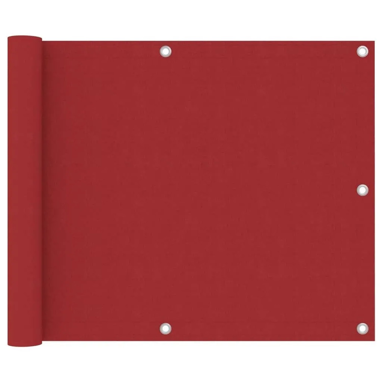 vidaXL Balkon-Sichtschutz Rot 75x600 cm Oxford-Gewebe 135035