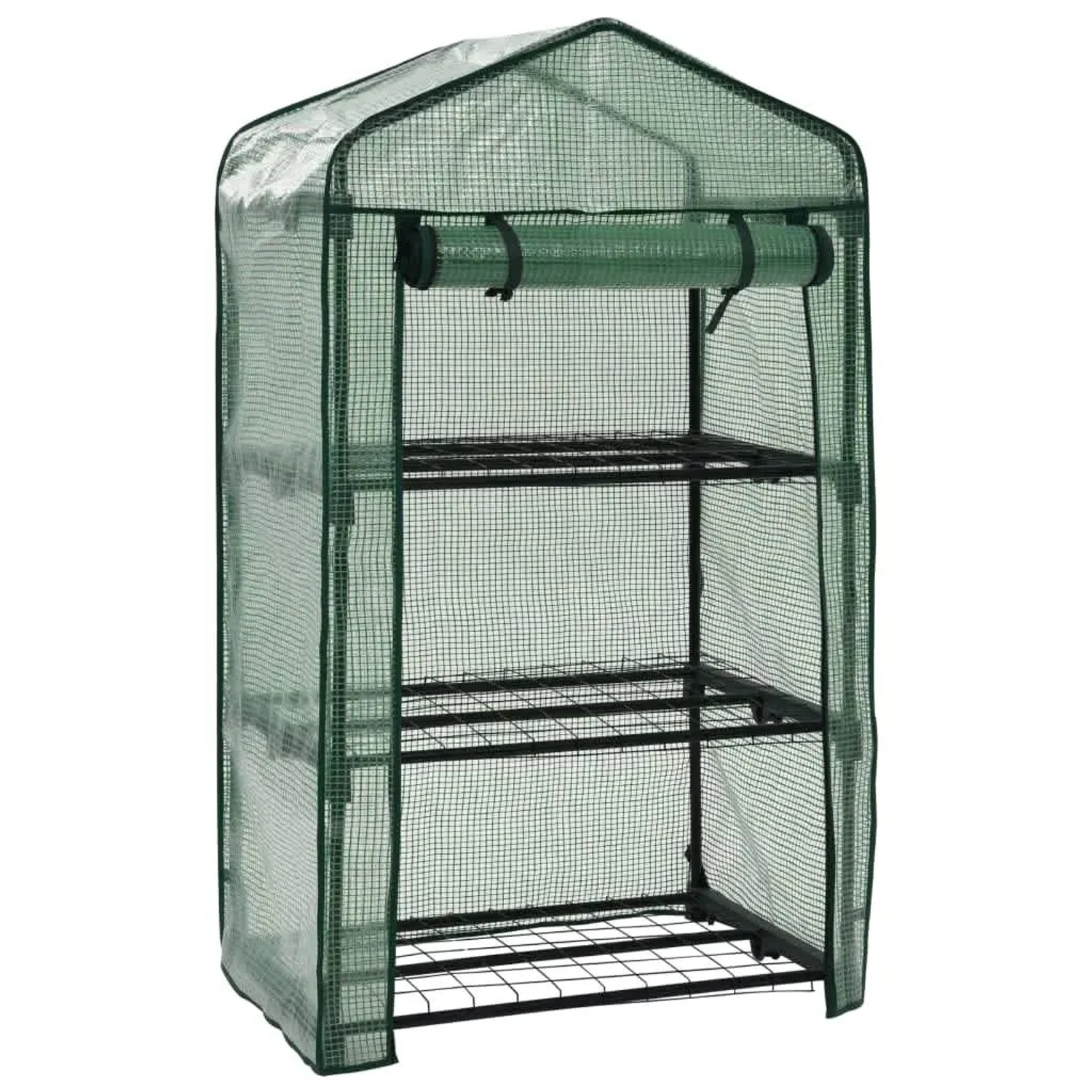 vidaXL 3-Stufiges Mini-Gewächshaus 69 x 49 x 125 cm 46917