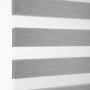Schöner Wohnen Doppelrollo Tilda, anthrazit, 45x150 cm. Strukturierter Stoff für variable Lichtdosierung.