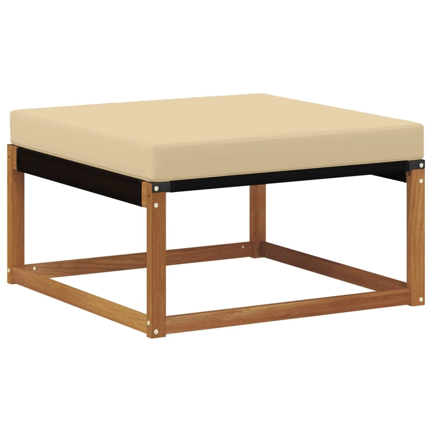 vidaXL Outdoor Hocker Massivholz Akazie Natur 900632