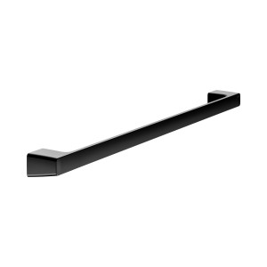 Keuco Badetuchhalter Rose, 80 cm, schwarz-matt, zur Wandmontage im Badezimmer.