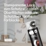 COSMOS LAC Klarlack Spray matt, transparent. Schwarze Sprühdose, Acryl Lack für Holz, Metall, Kunststoff. Schützt Oberflächen.