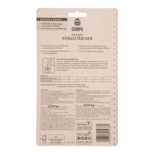 Compo Orchideendünger Stäbchen, 20 Stück Packung für eine einfache Nährstoffversorgung.