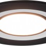 Schwarzer, matter Trio LED Einbauspot Core, 5W, 450 Lumen. Einbaustrahler für Innenräume.