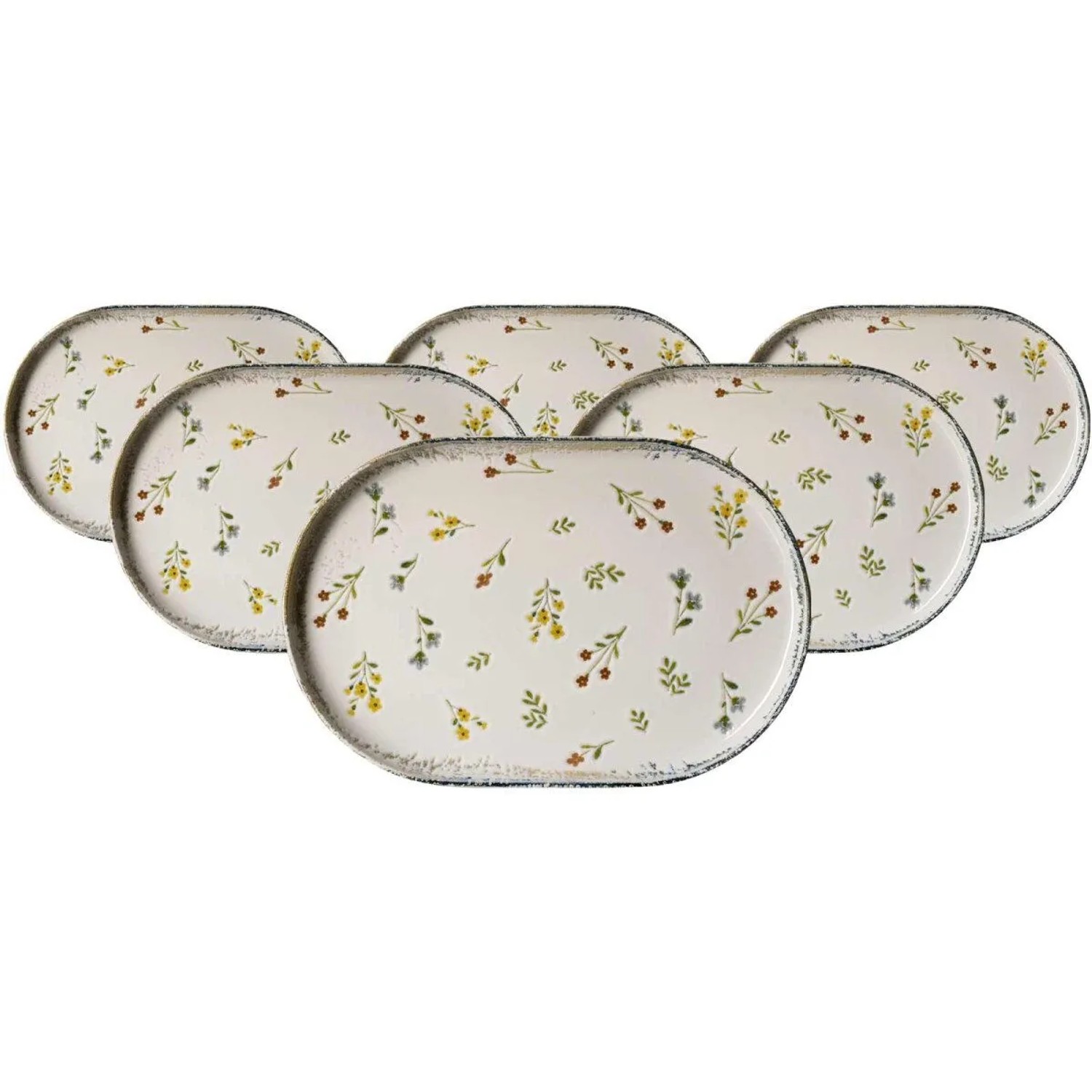 Ritzenhoff & Breker Viola Servierplatte 30 x 20 cm 6er Set