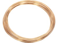 Craft Wire Kupferdraht 99,9% Rein – Halbrunder Weicher Draht Zum Basteln & Schmuckmachen