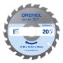 Dremel Holz-Kreissägeblatt CS500, Ø 85mm für saubere Holzschnitte.