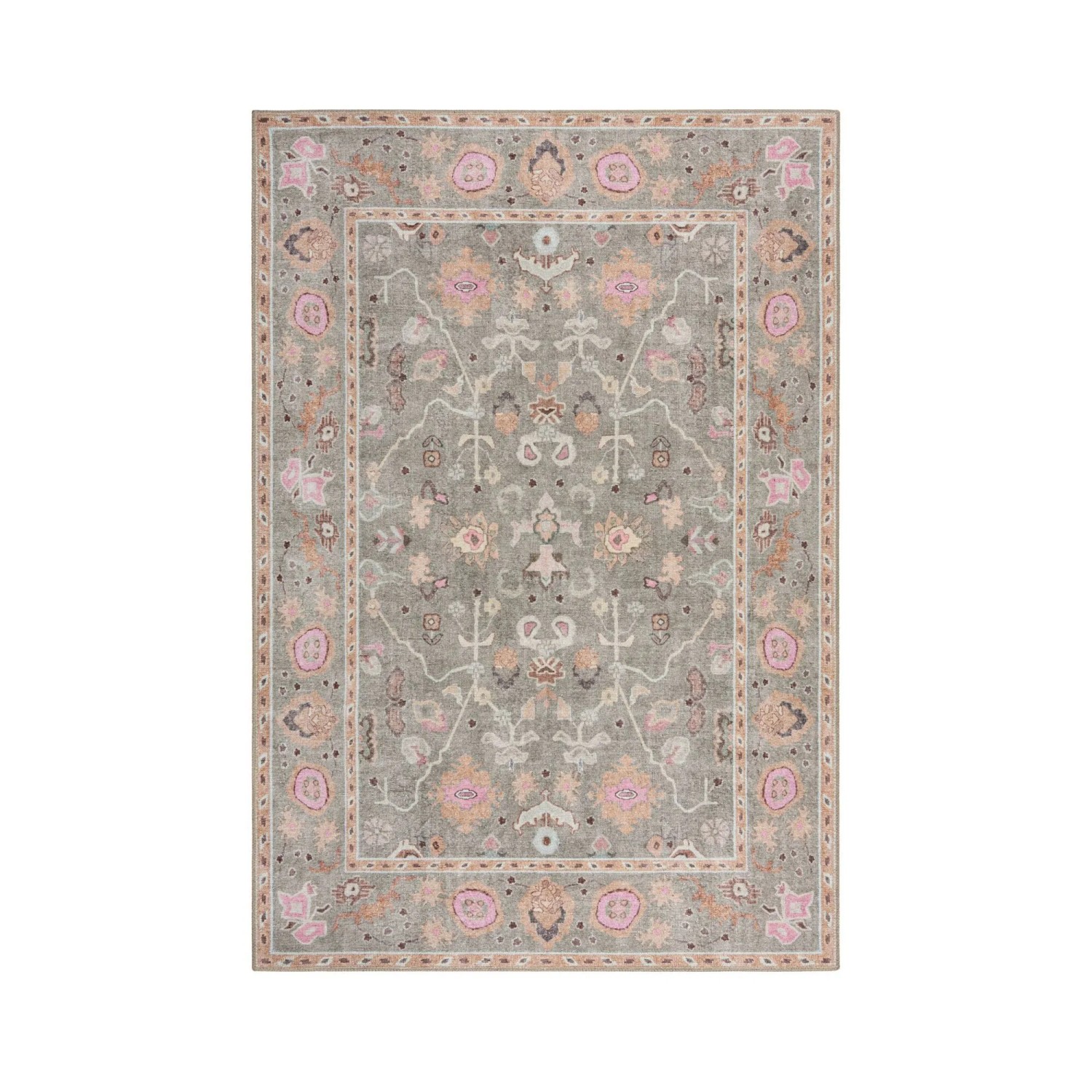 Flair Rugs Vintageteppich Una Floral 152 cm x 230 cm Grün