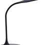 Schwarze LED-Tischleuchte Rafael mit Touchdimmer und verstellbarer Lichtfarbe.