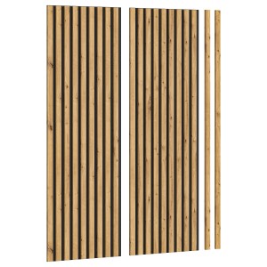 Akustikpaneel Silence Anthrazit/Artisan 120 cm x 40 cm x 2 cm 2er-Set