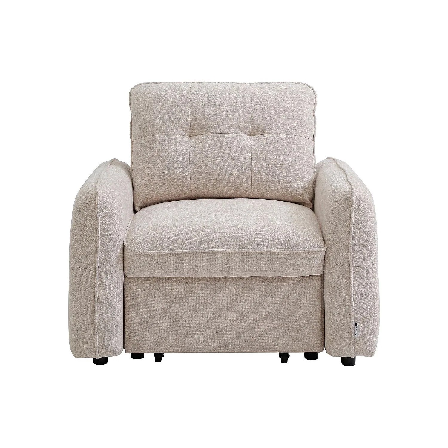 Vente-unique Schlafsessel Pobava Beige 104 cm