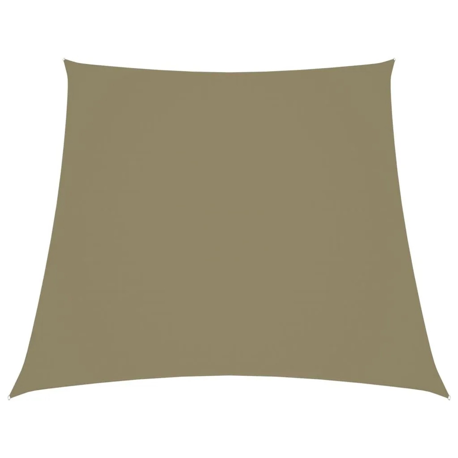 Furnicato Sonnensegel Oxford-gewebe Trapezförmig 2 4x3 M Beige