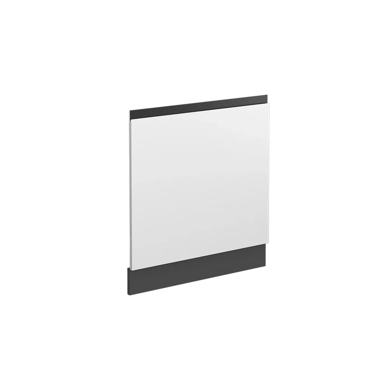 Vicco Frontblende R-Line Weiß/Anthrazit 60 cm J-Shape ohne Arbeitsplatte