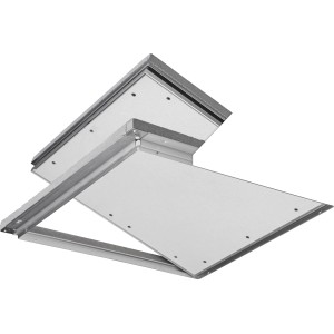 Knauf alutop Revisionsklappe D131 F30, 45x45 cm, für Gipskartonplatten, Detailansicht.