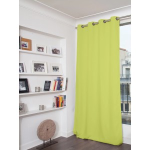 Moondream Verdunkelungsvorhang, grün, 260x145 cm. Blickdichter Fenstervorhang mit Ösen.