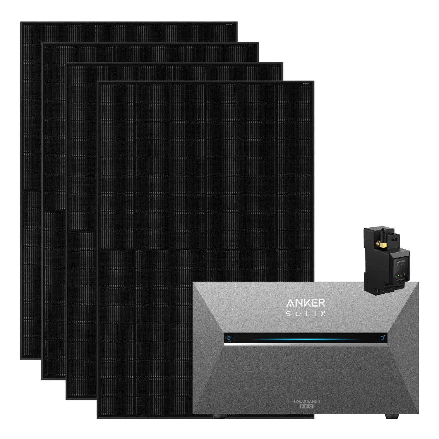 Anker Solix Solarbank 3 Pro 1800W Balkonkraftwerk Mit Smart Meter IP65 Ohne BP2700 Und Halterung