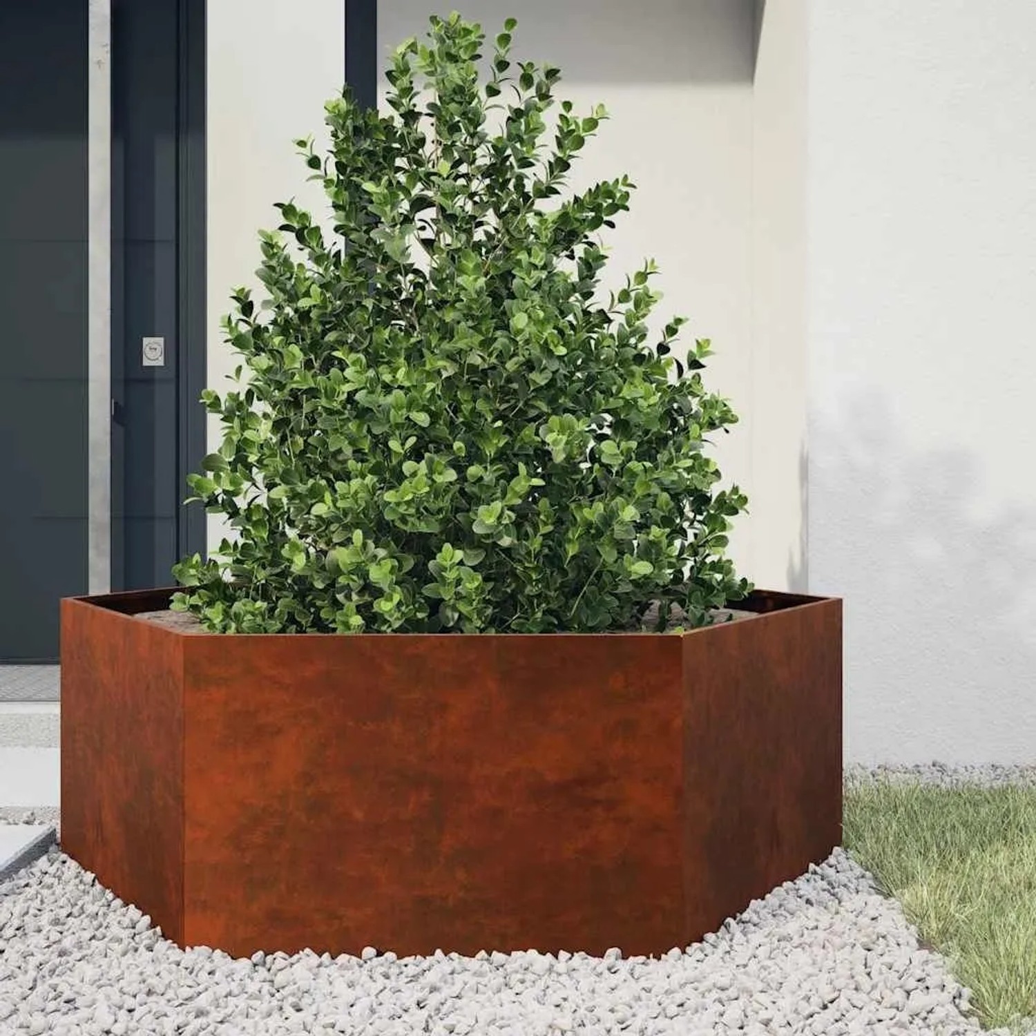 vidaXL Pflanzkübel Rostig 138x120x45 cm Cortenstahl 823677_2
