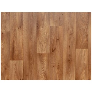 PVC-Bodenbelag Turin in Naturholz-Optik. Strukturierte Oberfläche mit warmen Holzfarben.