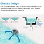 Detailaufnahme: AICA Bergen Waschtisch-Set mit Überlauf-Design für schnellen Wasserablauf im Waschbecken.