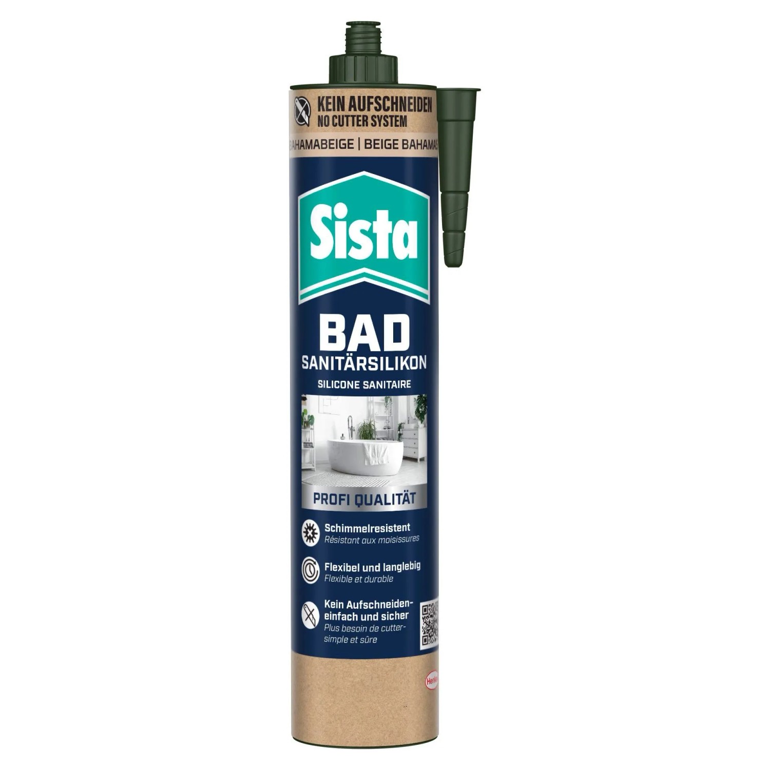 Sista Sanitär-Silikon für Bad & Küche Beige 280 ml günstig online kaufen