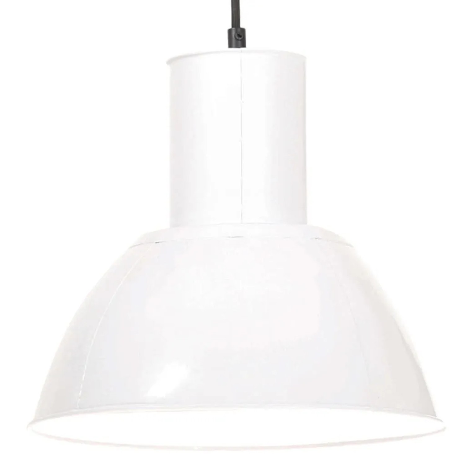 vidaXL Hängelampe 25 W Weiß Rund 28,5 cm E27 320570
